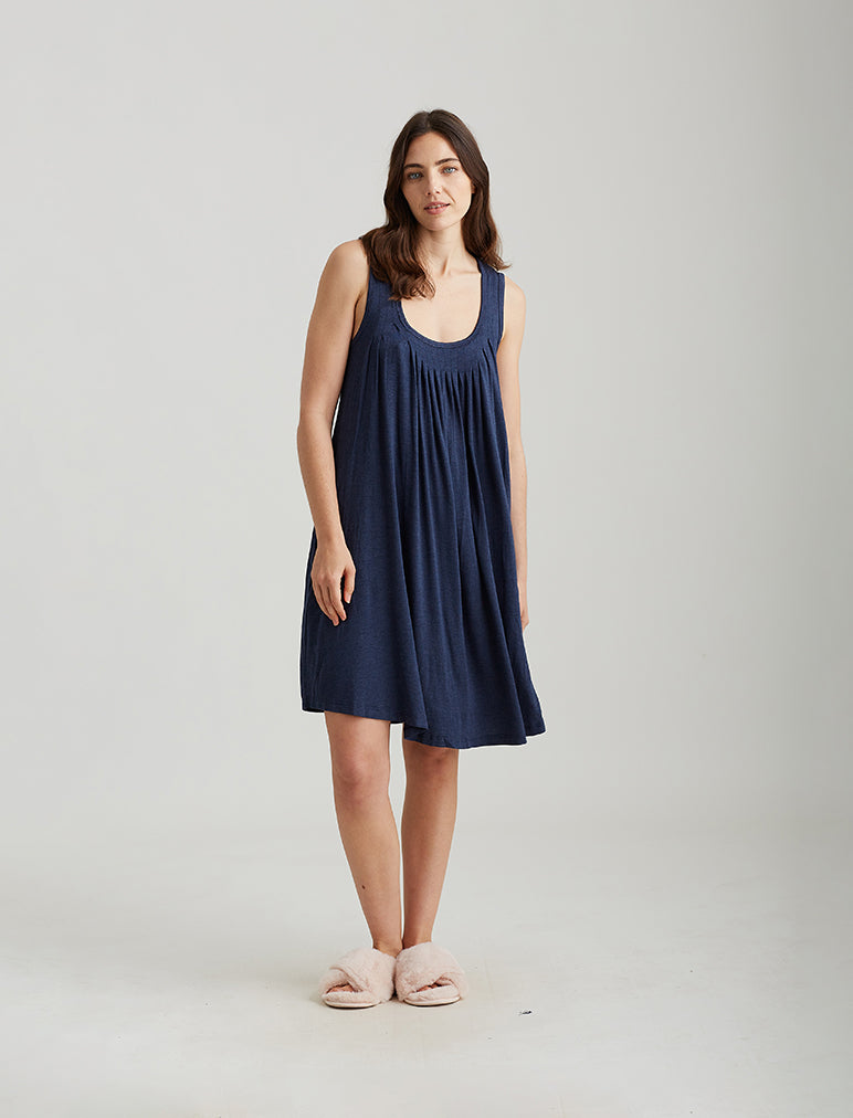 Modal Soft Kate Pleat Front Nightgown