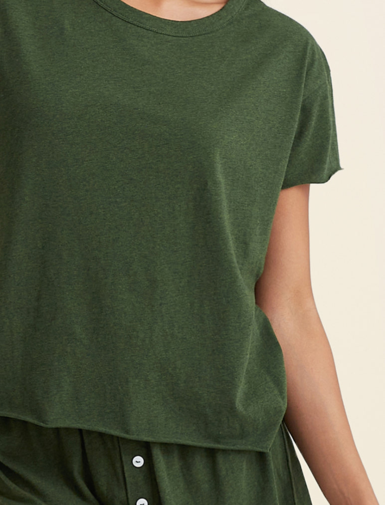 Jada Organic Cotton Knit Boxy Tee