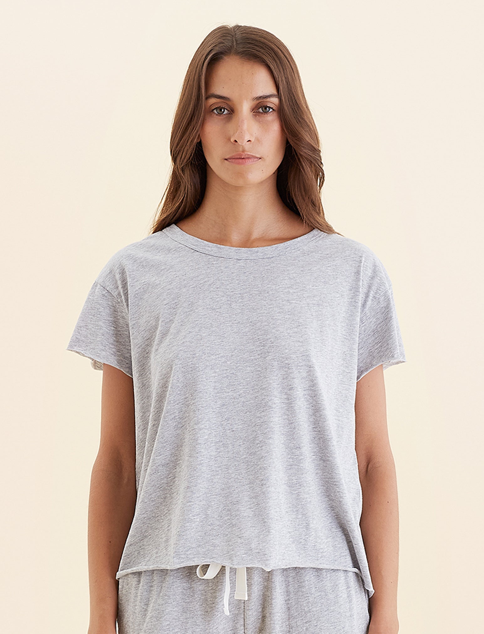 Jada Organic Cotton Knit Boxy Tee