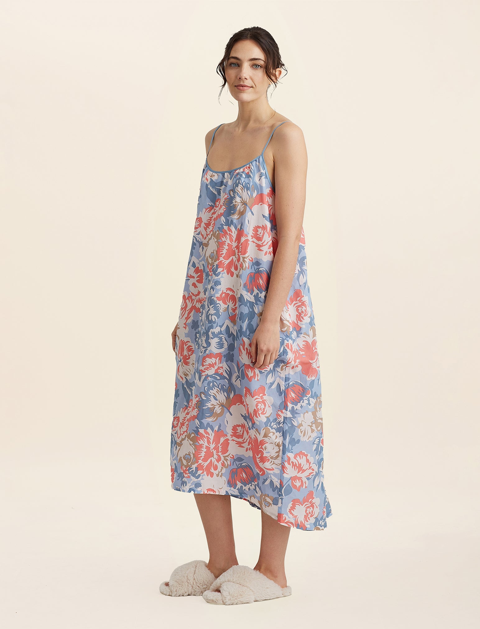 Karen Walker Ornamental Strappy Maxi Nightgown