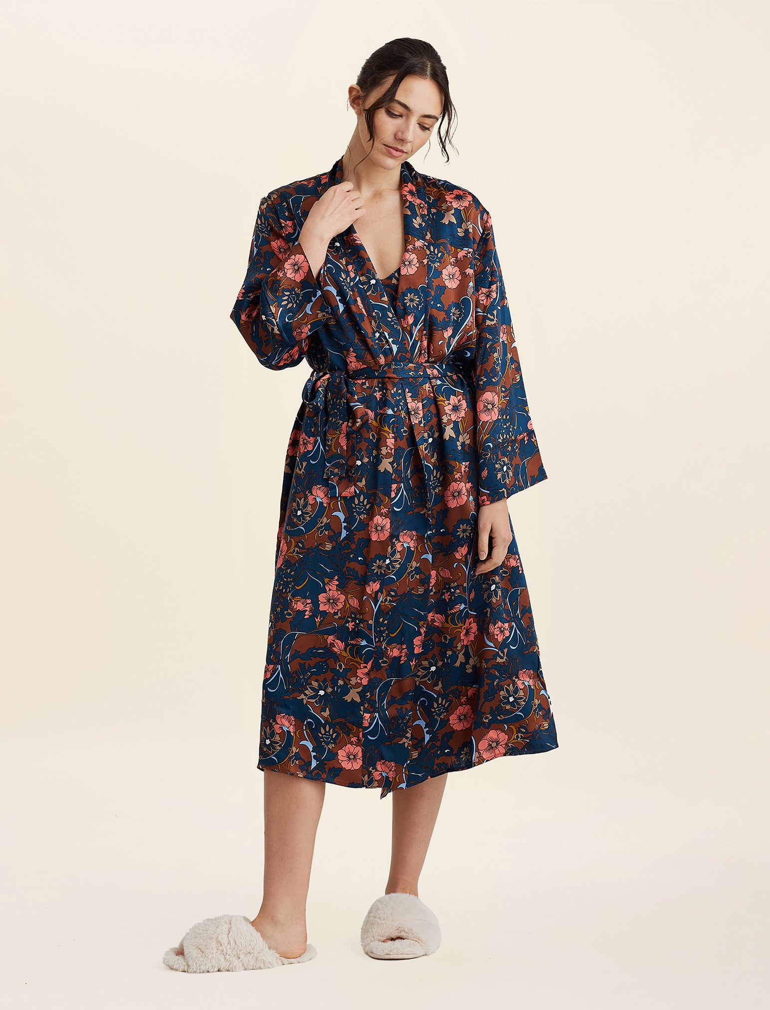 Karen Walker '60s Floral Robe