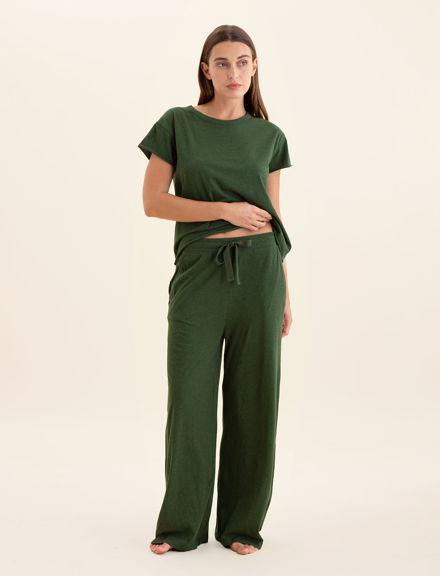 Jada Organic Cotton Wide Leg Pant