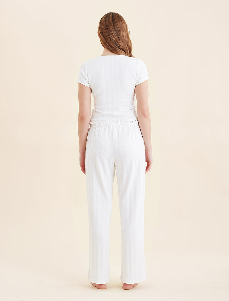 Pippa Pointelle Full Length Pant