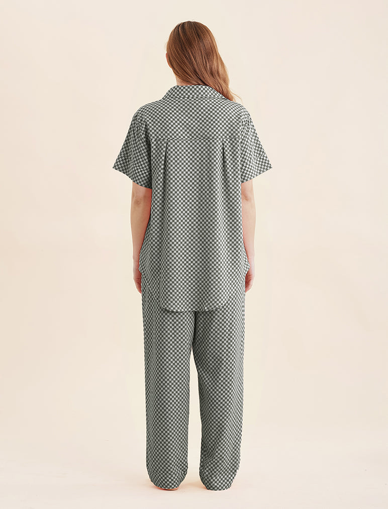 Anais Short Sleeve Full Length PJs