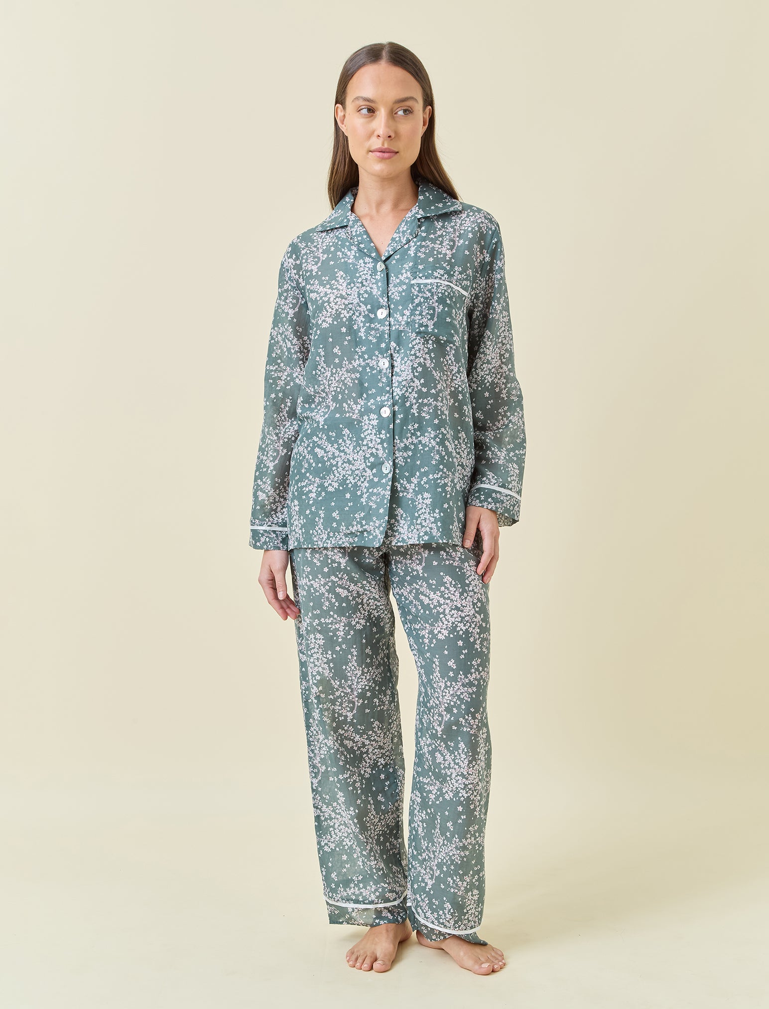 Cheri Blossom Full Length PJ Set