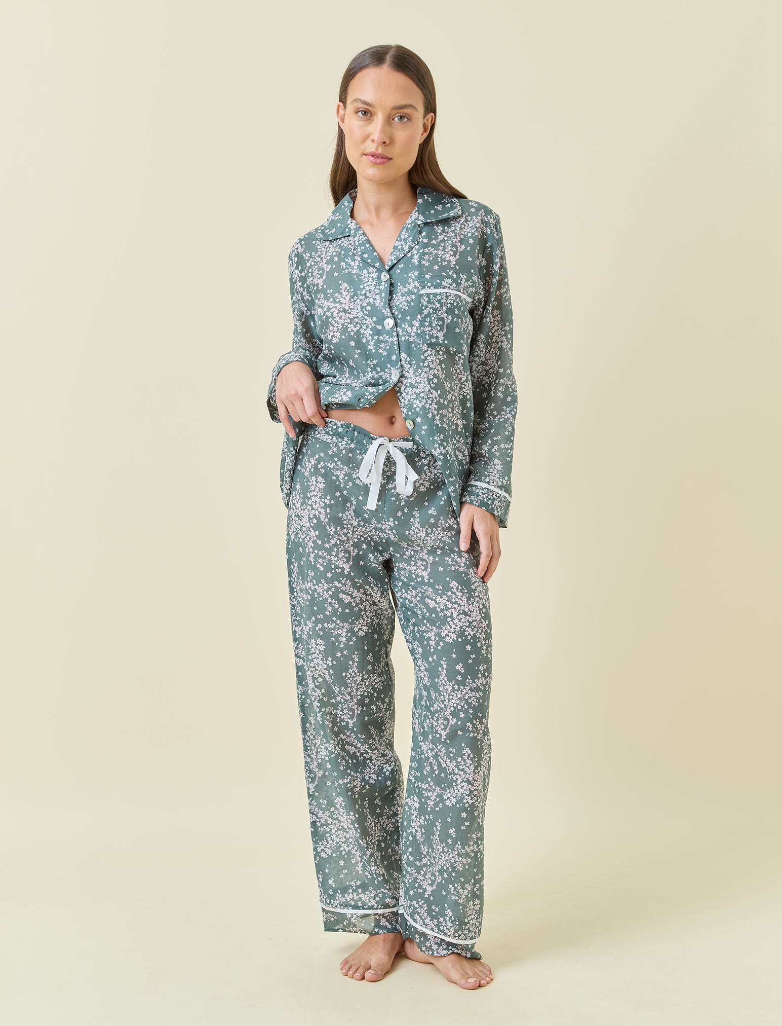 Cheri Blossom Full Length PJ Set