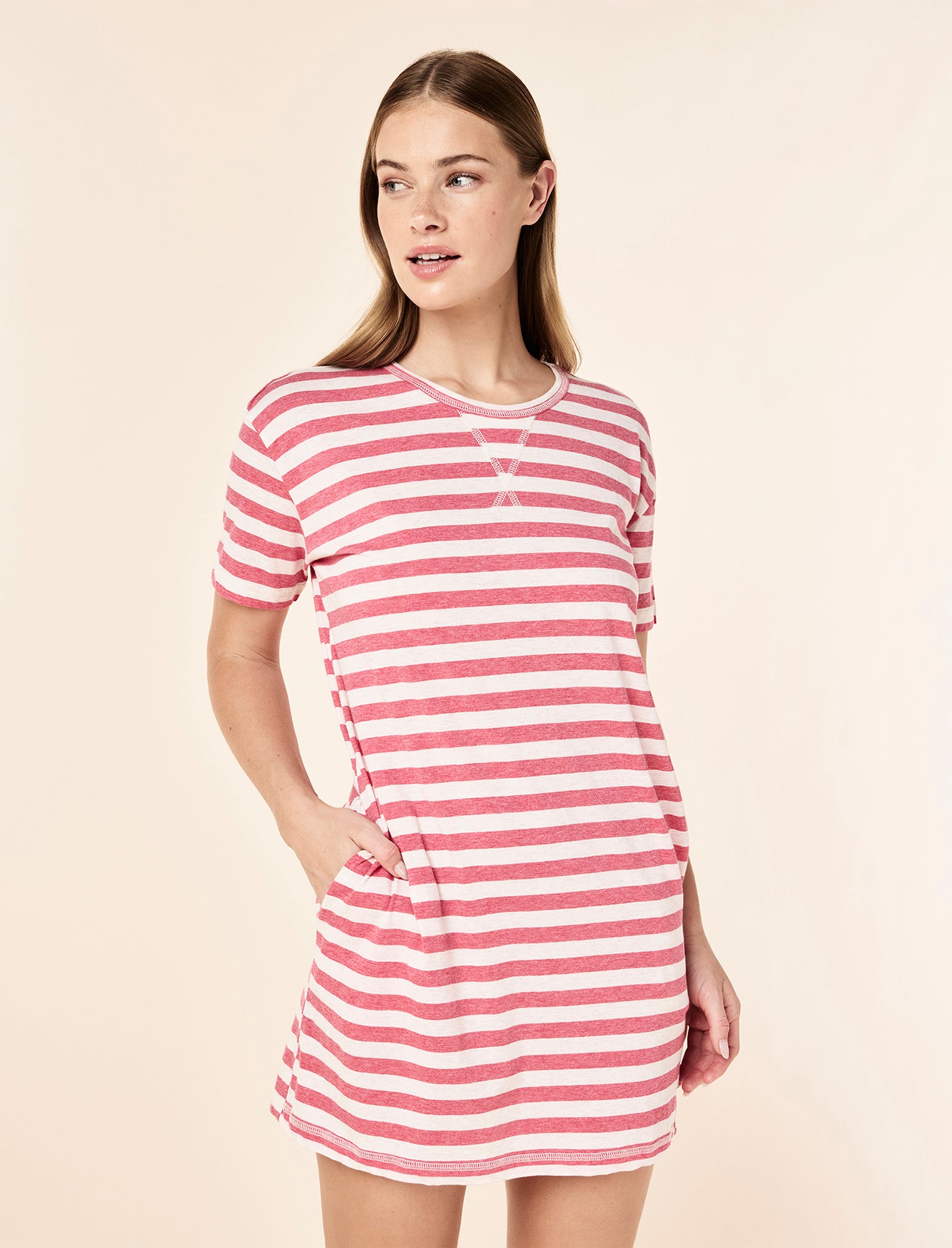 Jada Organic Cotton Knit Midi Nightgown