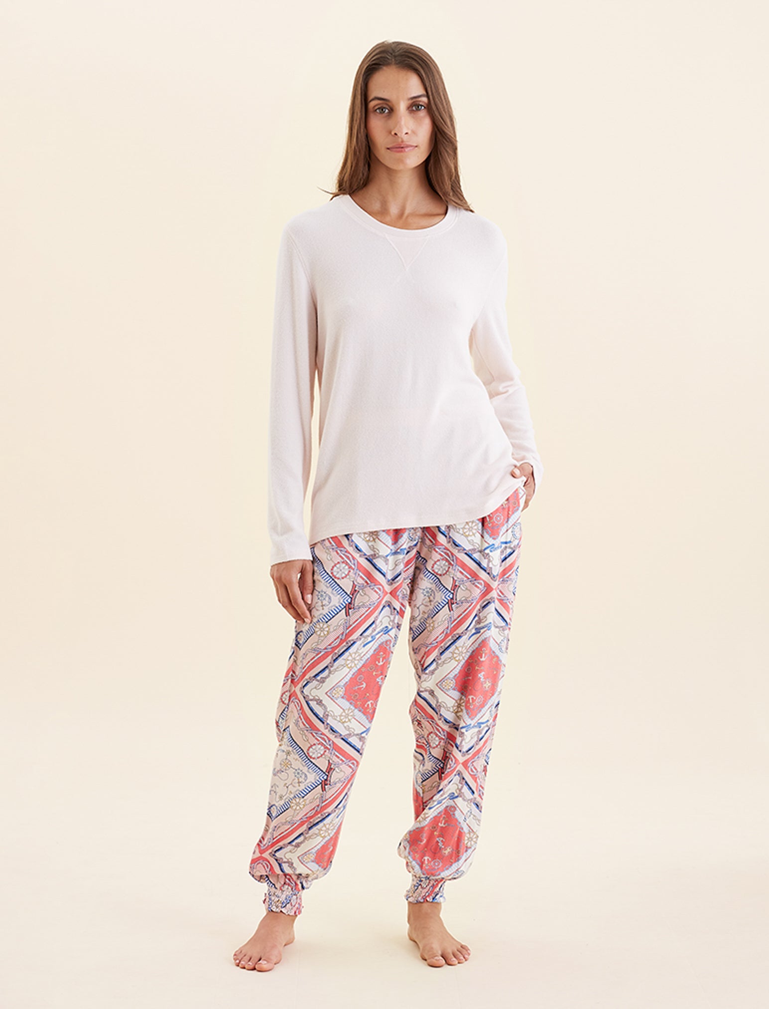 Marine Cozy Jogger and Feather Soft Top