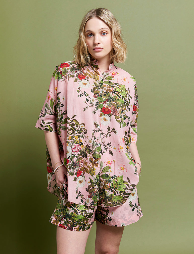 Karen Walker Love Letters Flowy Boxer PJ Set