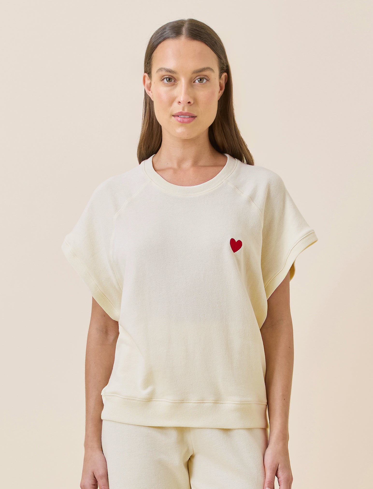 Amour Sweats Short Sleeve Top