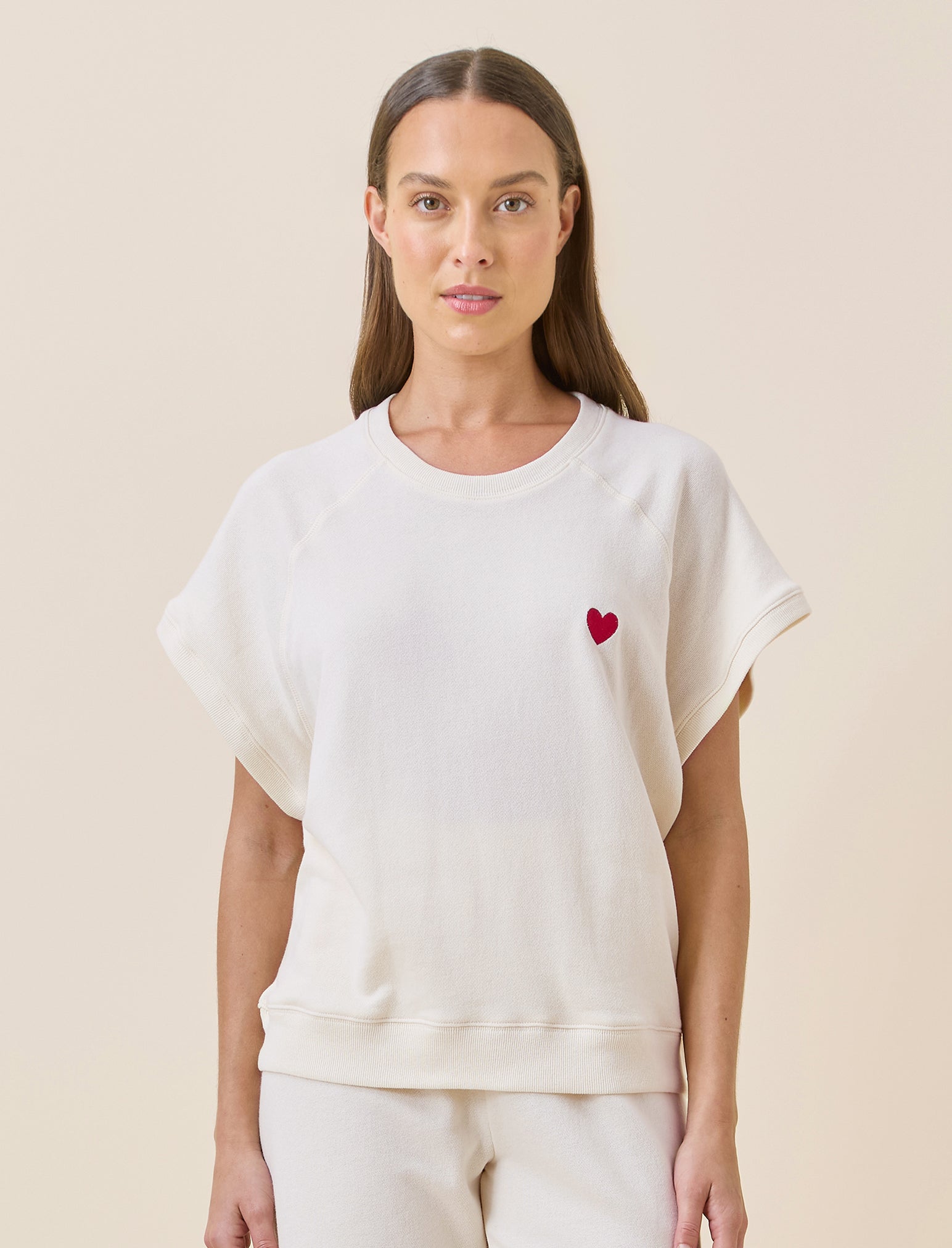 Amour Sweats Short Sleeve Top