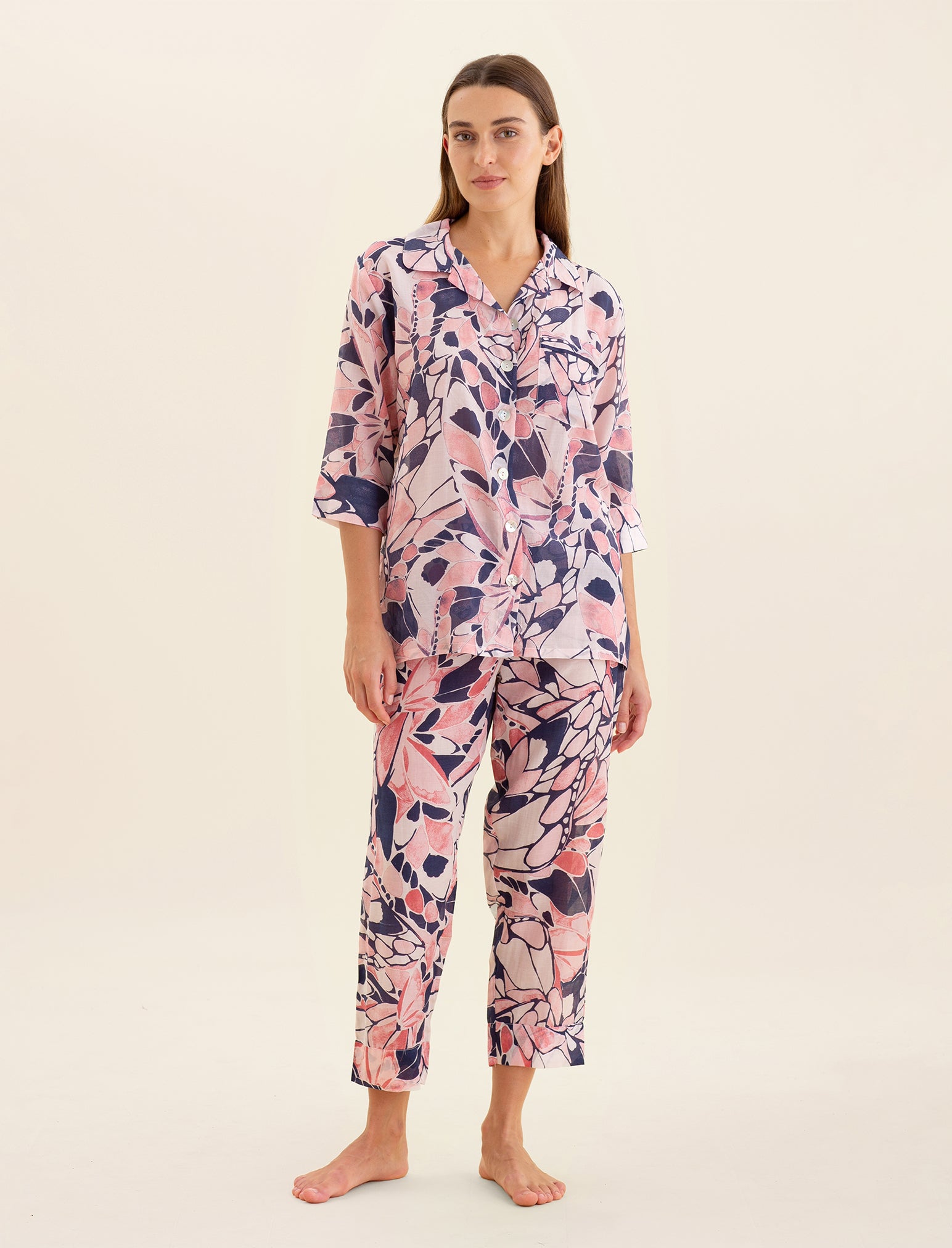 Papillon Crop PJ Set