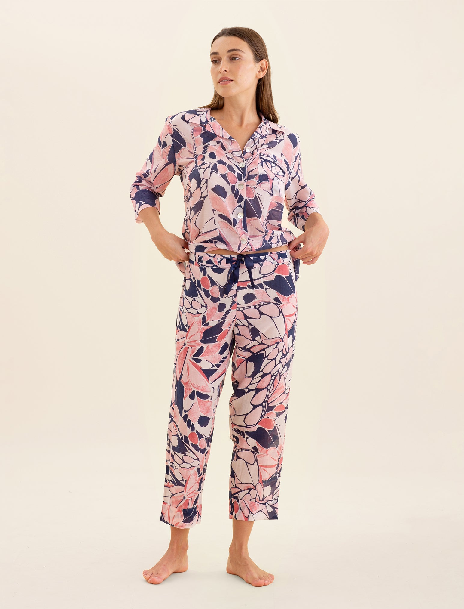 Papillon Crop PJ Set