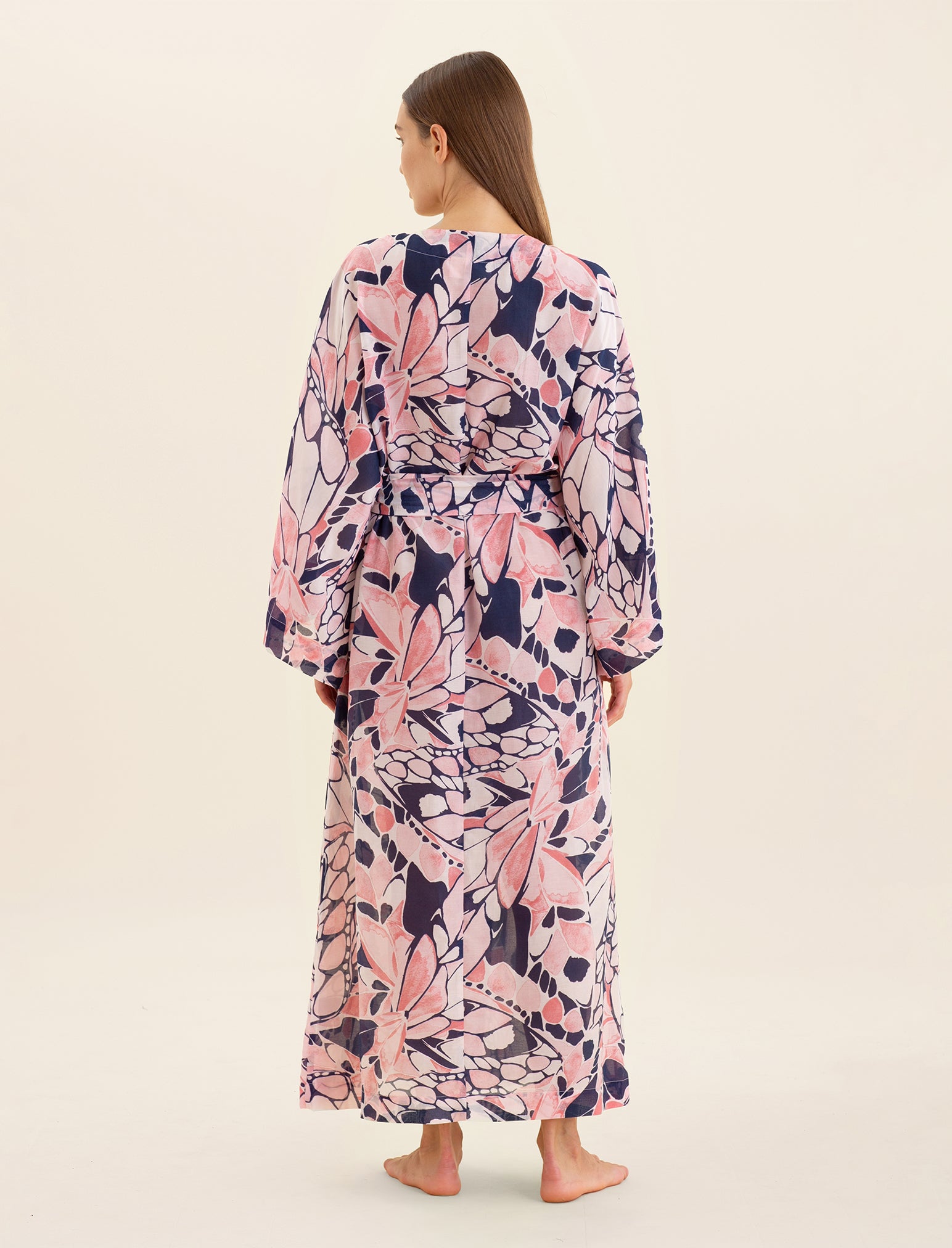 Papillon Kimono Maxi Robe