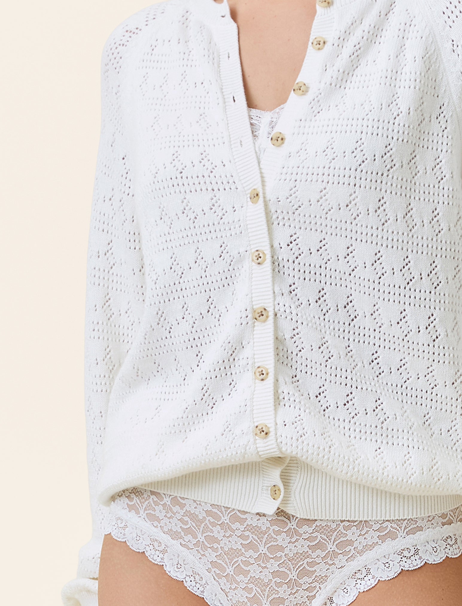 Crochet Soft Cotton Cardi