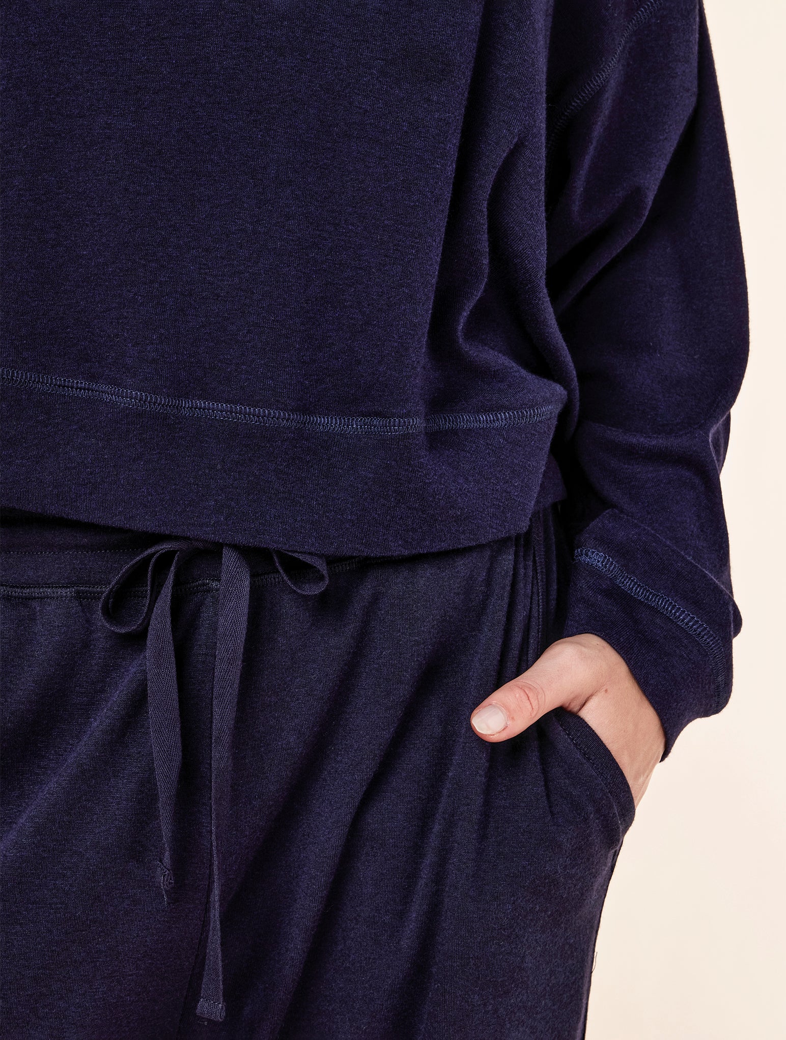 Pia Boxy Long Sleeve Top & Wide Leg Pant Set