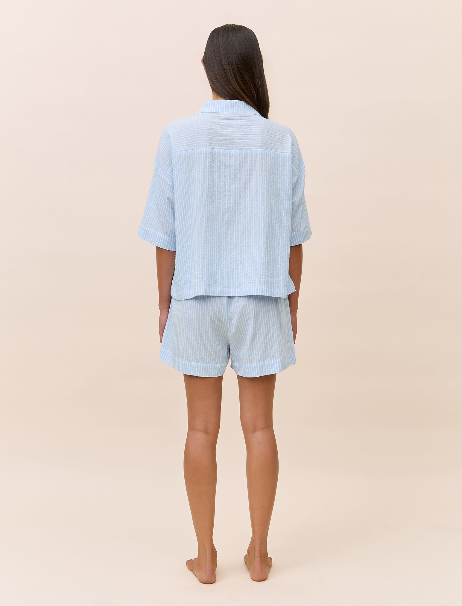 Sabrina Stripe Boxer PJ Set