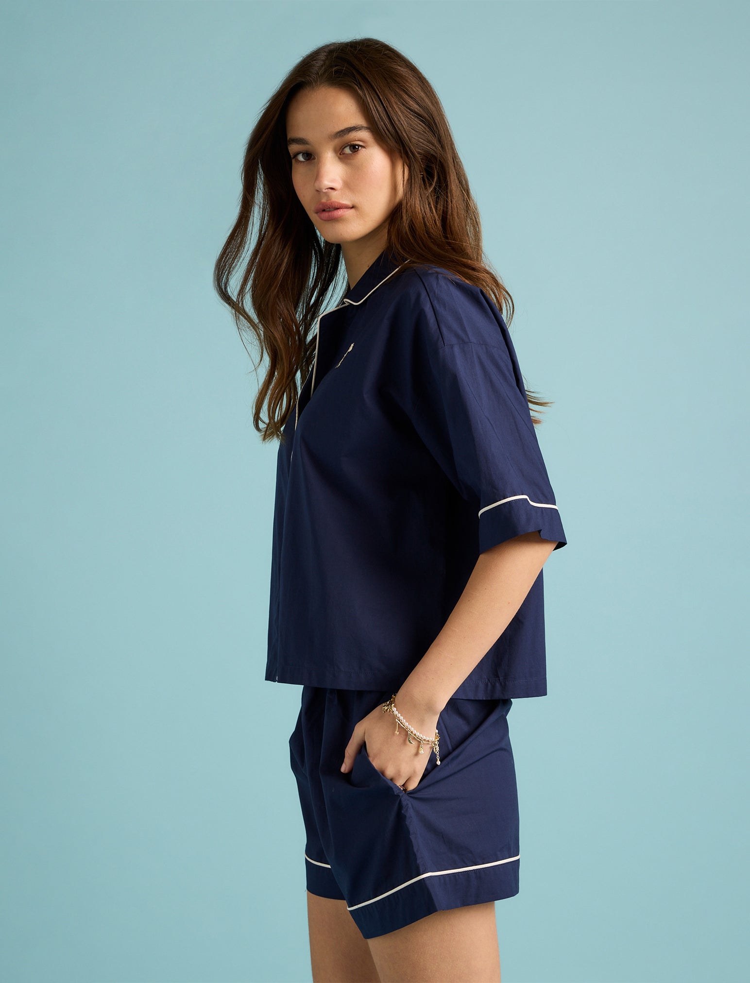 Karen Walker Runaway Girl Boxer PJ Set