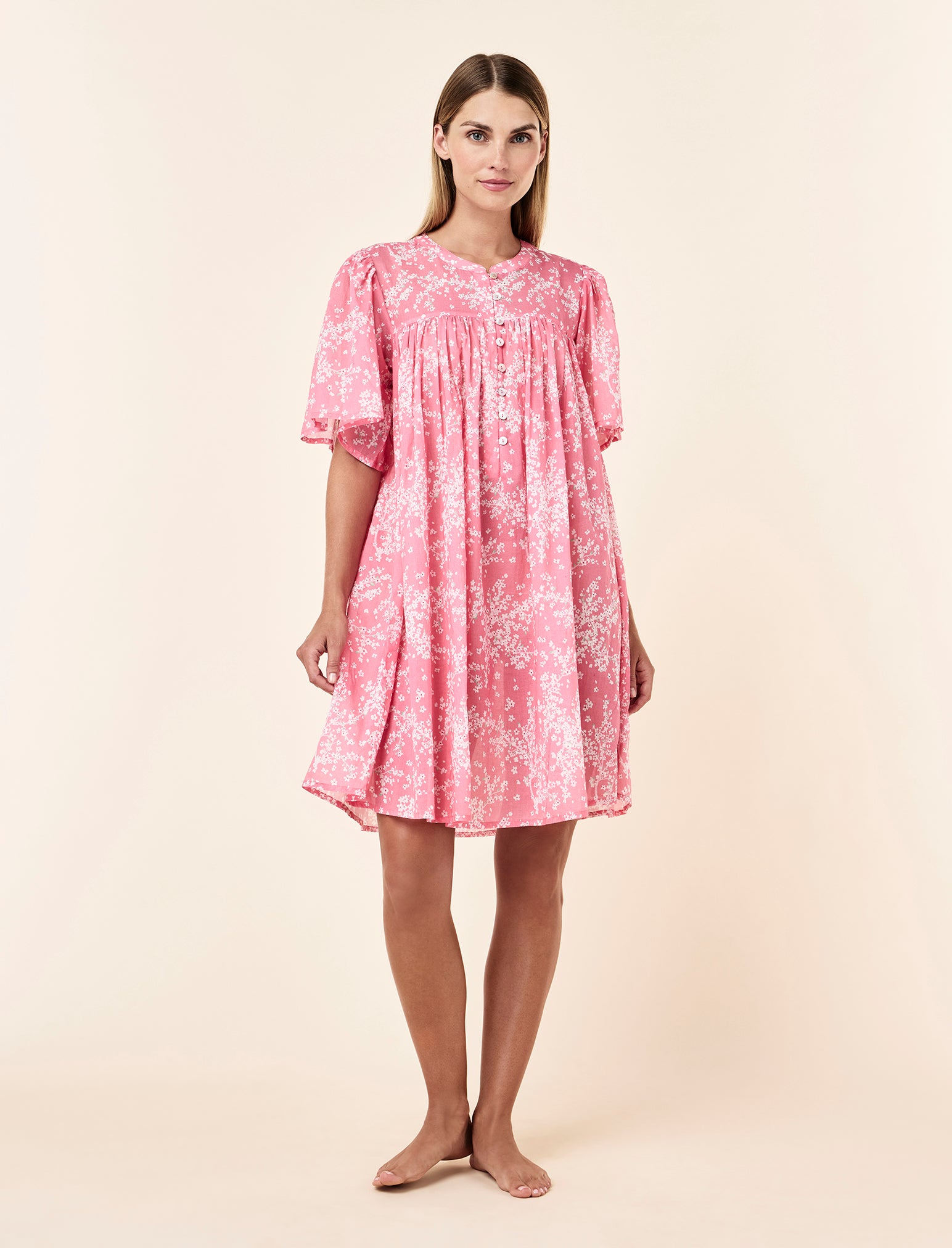 Cheri Blossom Gathered Nightgown