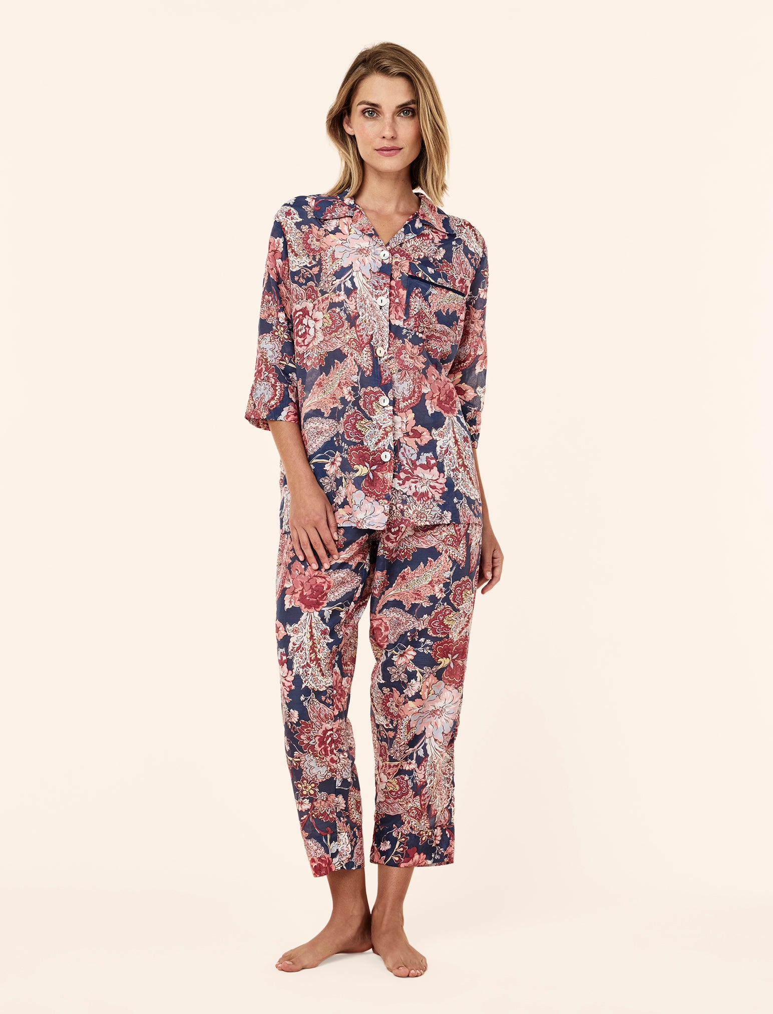 Ella Crop PJ Set