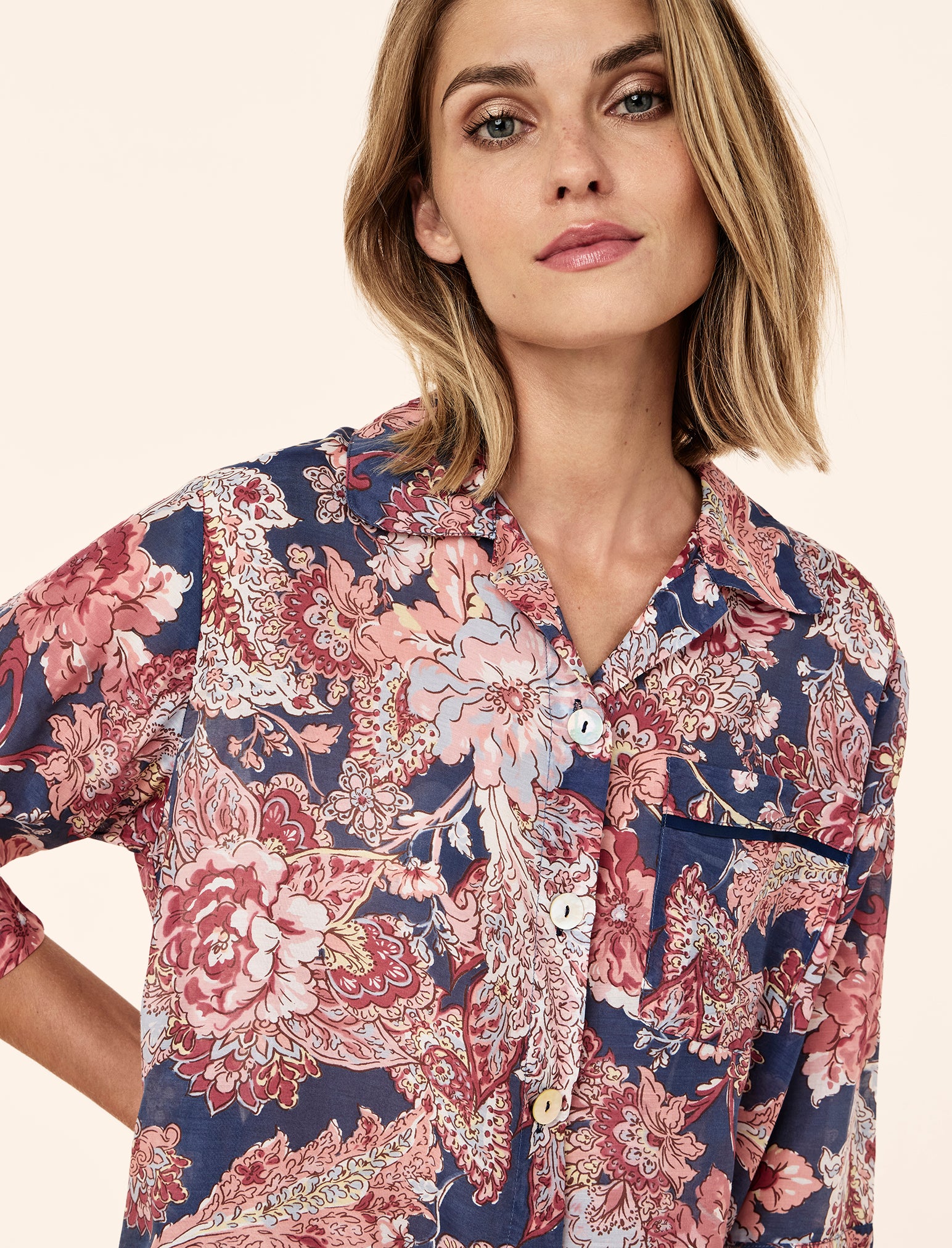 Ella Crop PJ Set