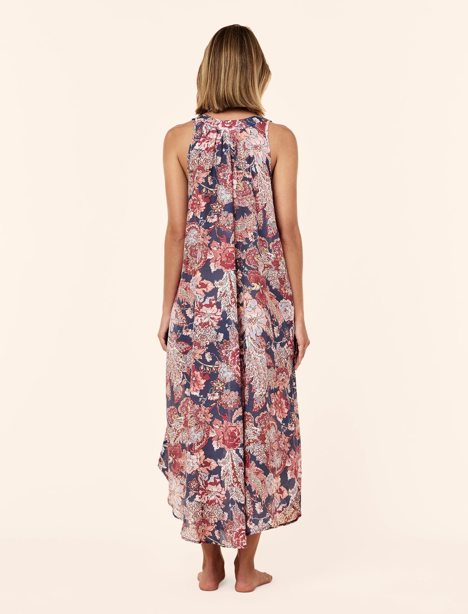 Ella Panel Front Maxi Nightgown