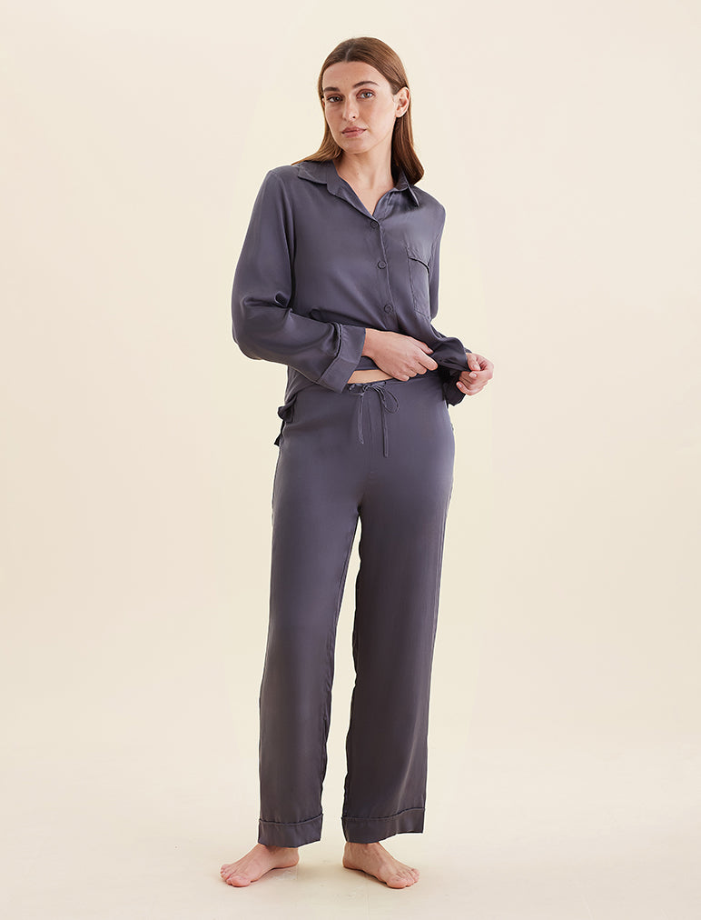 Audrey Washable Silk Full Length PJ