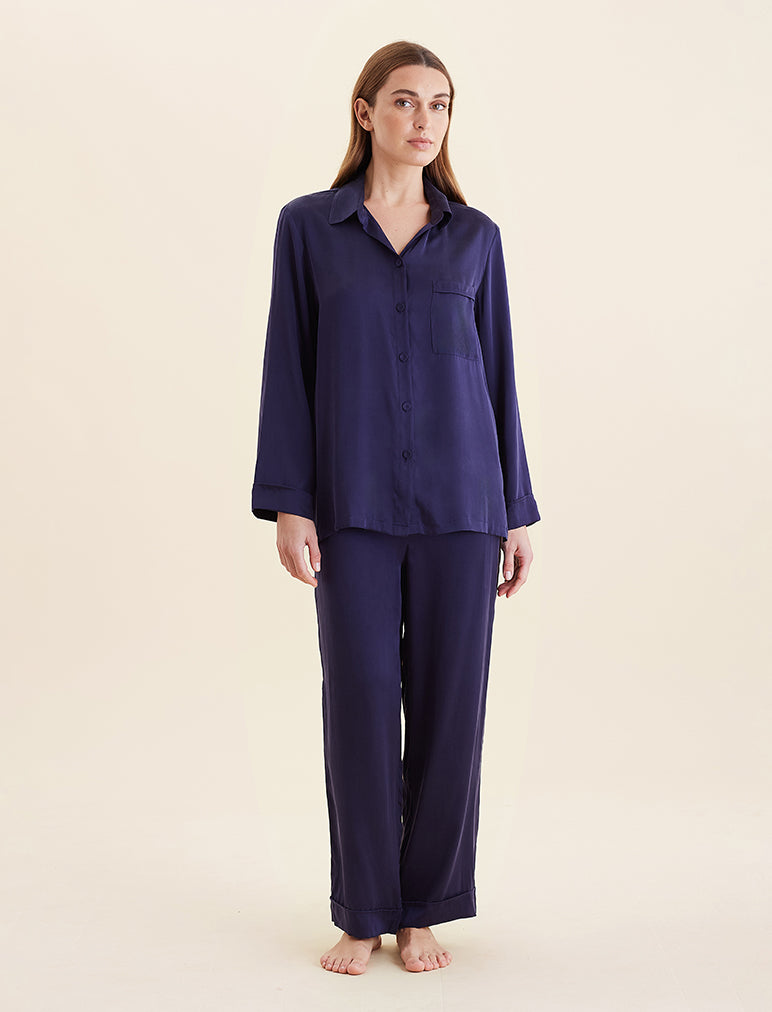 Audrey Washable Silk Full Length PJ