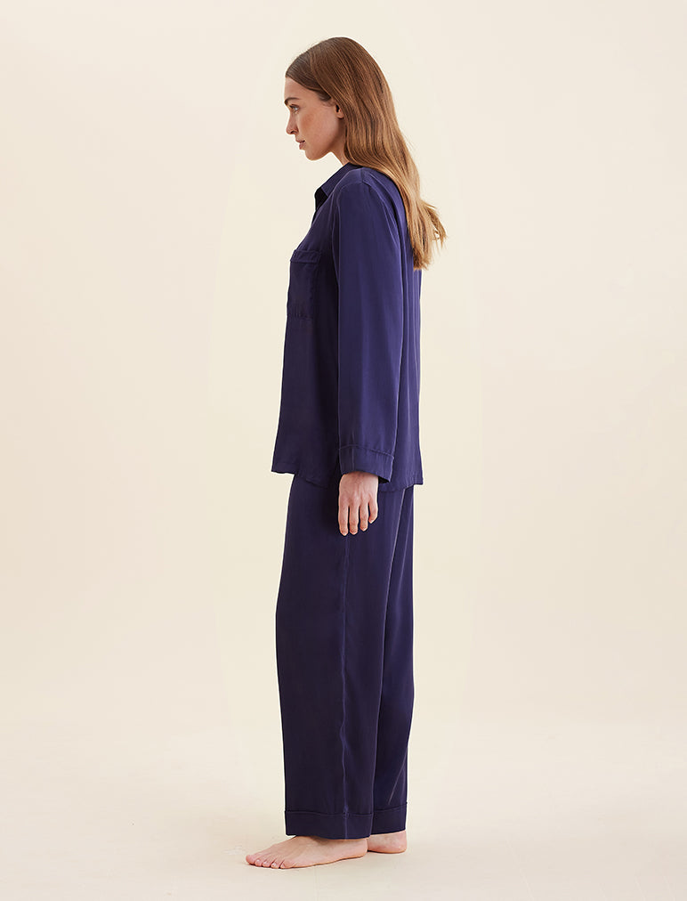 Audrey Washable Silk Full Length PJ