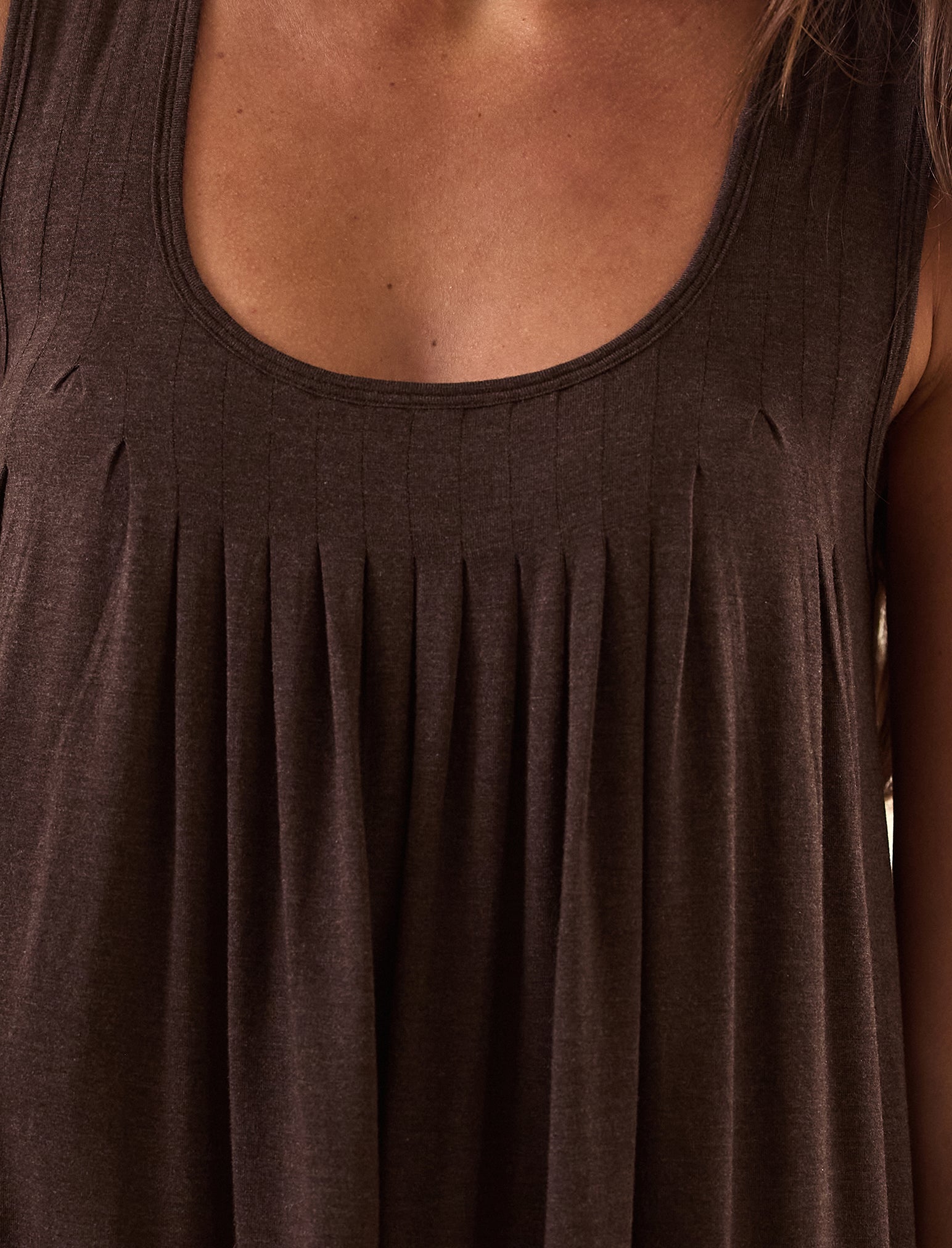 Kate Modal Soft Pleat Front Nightgown
