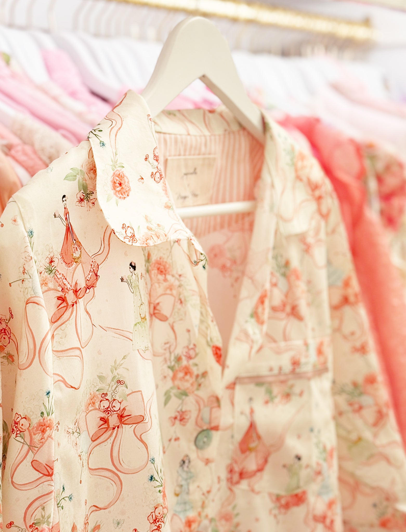 Bows in Bloom Crop PJ Set