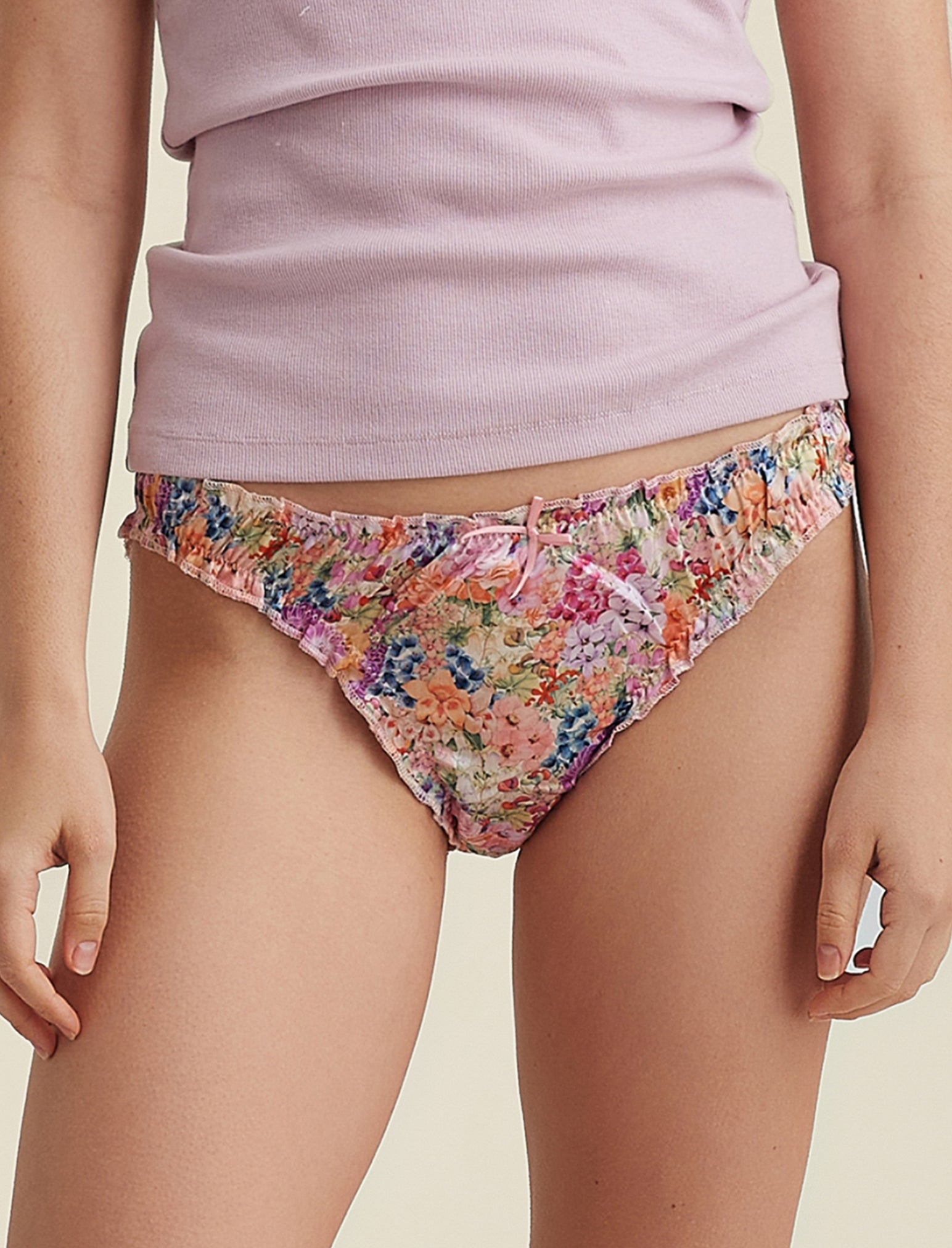 Painted Travels Silk Panties