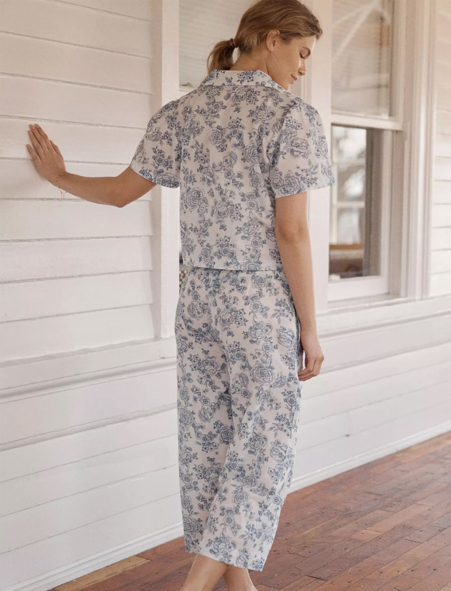 Nostalgia Crop PJ Set