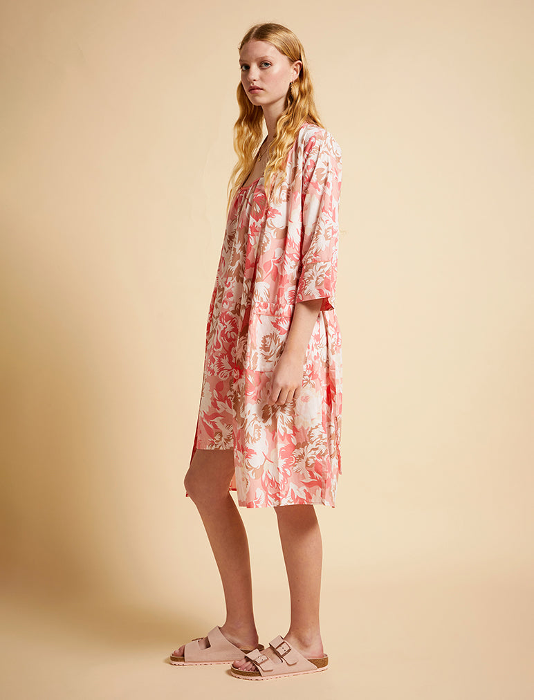 Karen Walker Ornamental Floral Midi Robe