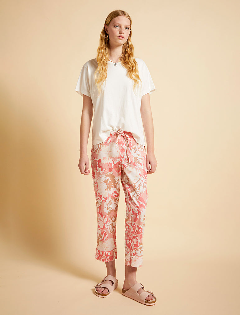 Karen Walker Ornamental Floral Crop Pant