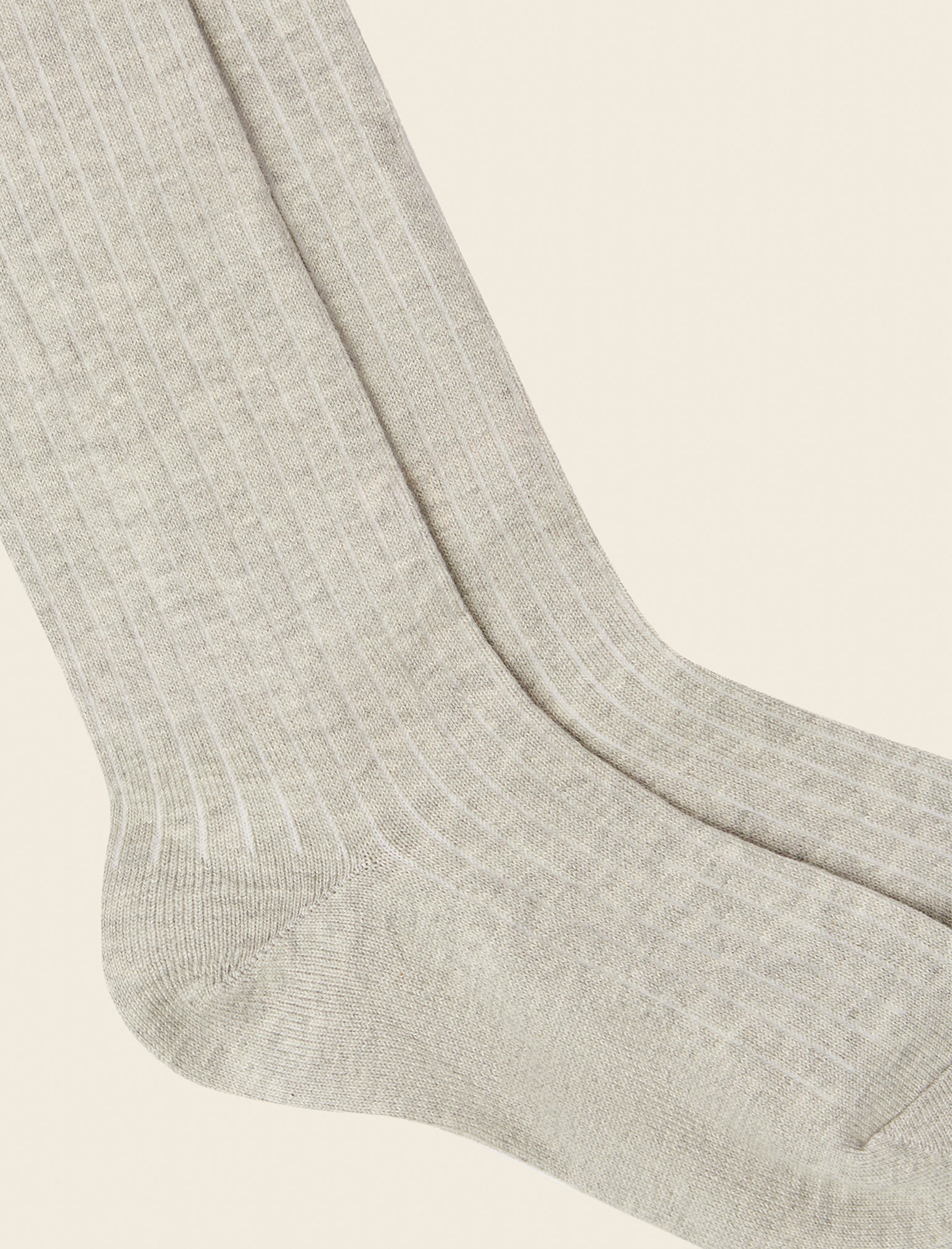 Organic Cotton Rib Socks