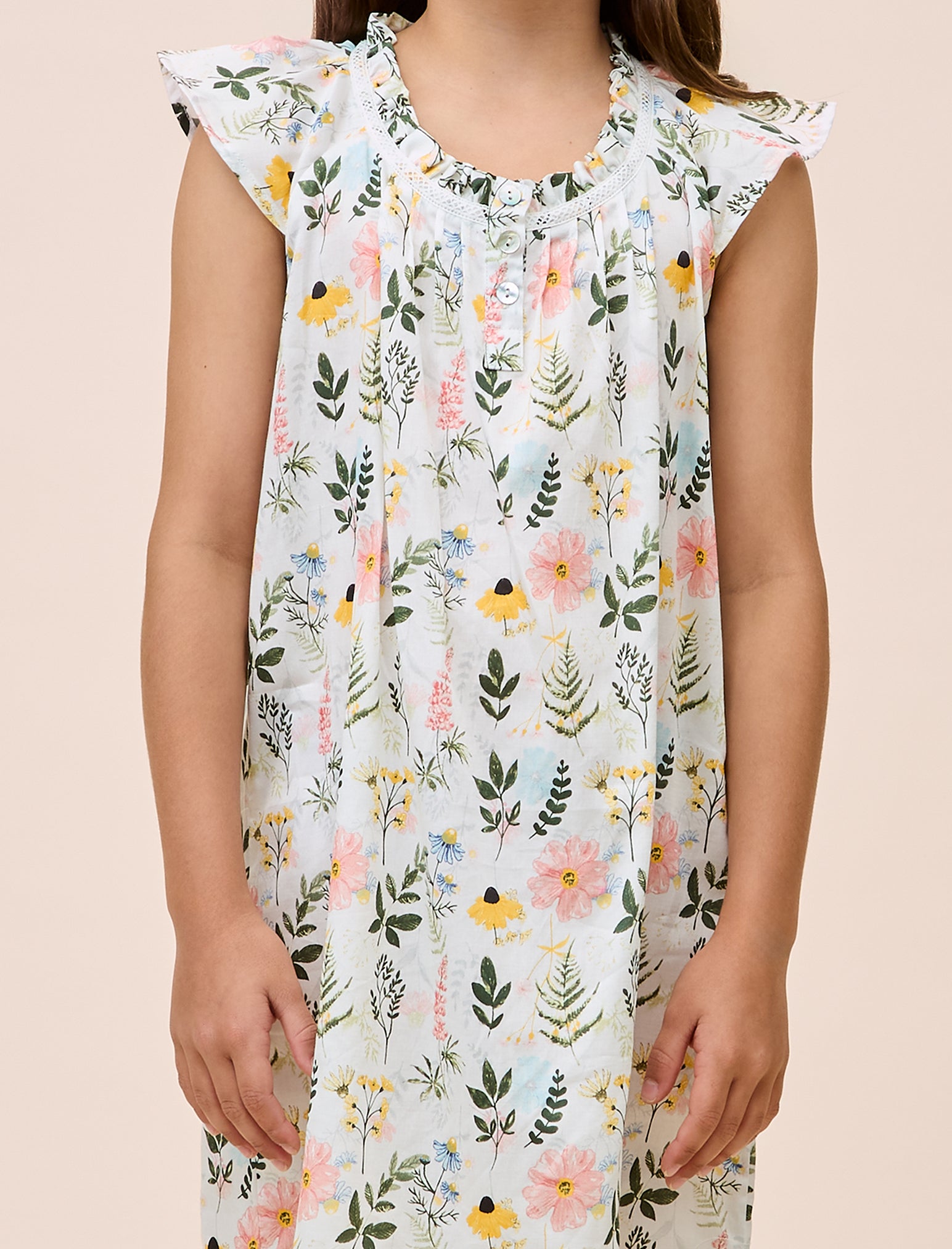 Delphine Girls Flutter Nightie