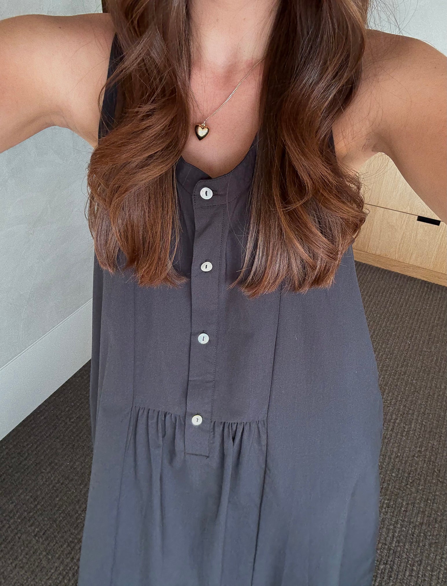Madison Panel Front Maxi Nightie