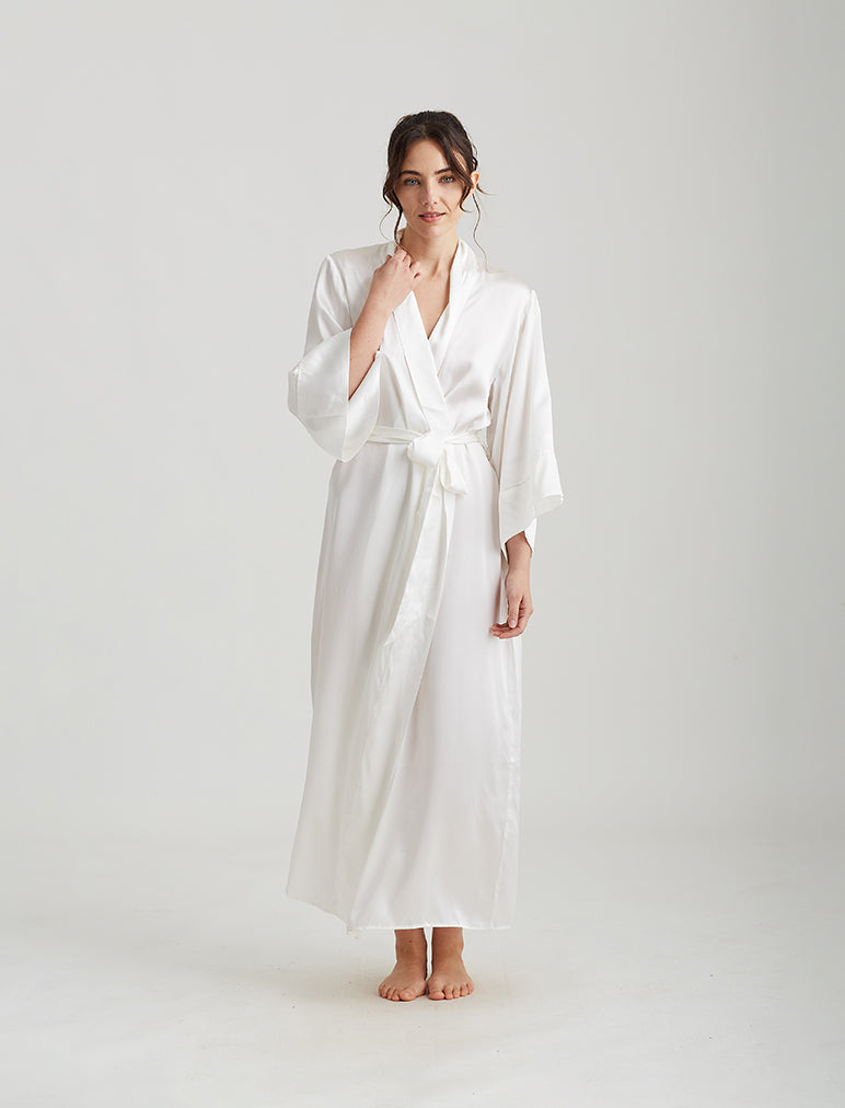 Selena Silk Maxi Robe