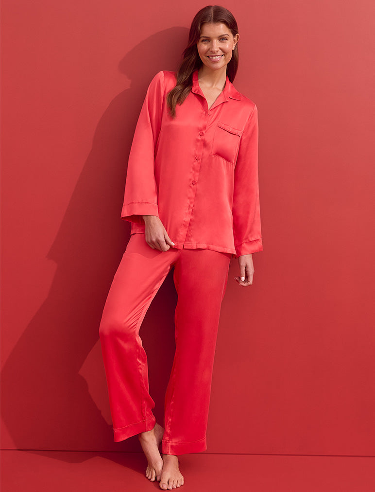 Audrey Washable Silk Full Length PJ