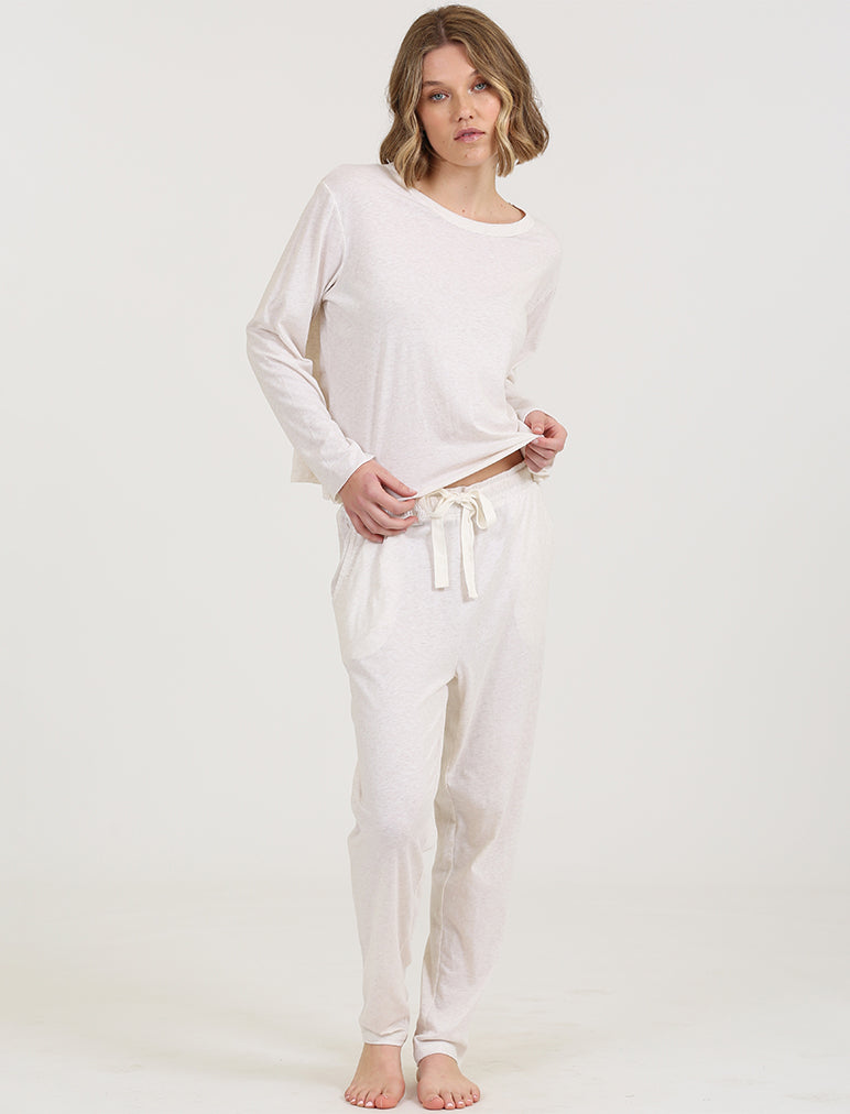 Jada Organic Cotton Boxy Long Sleeve Tee